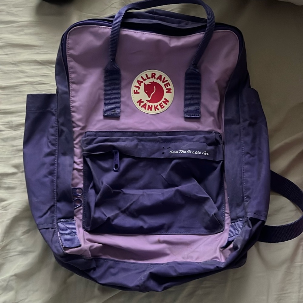 Fjallraven Kanken 2-toned Purple Everyday Outdoor Backpack
